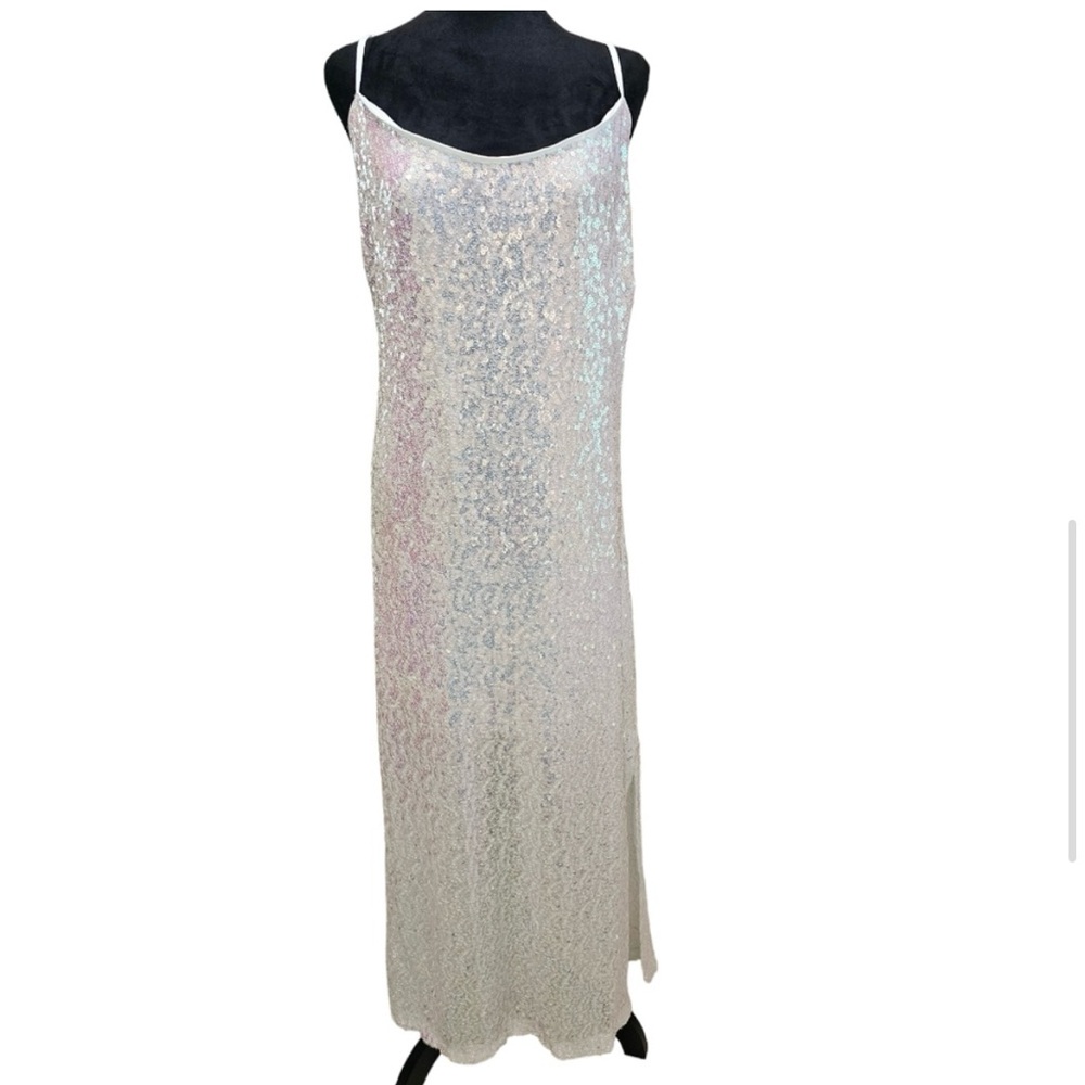 Holographic Sequin Dress